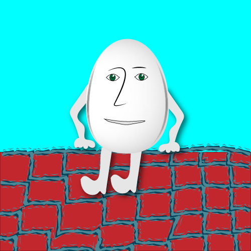 Humpty-Dumpty sat on a wall