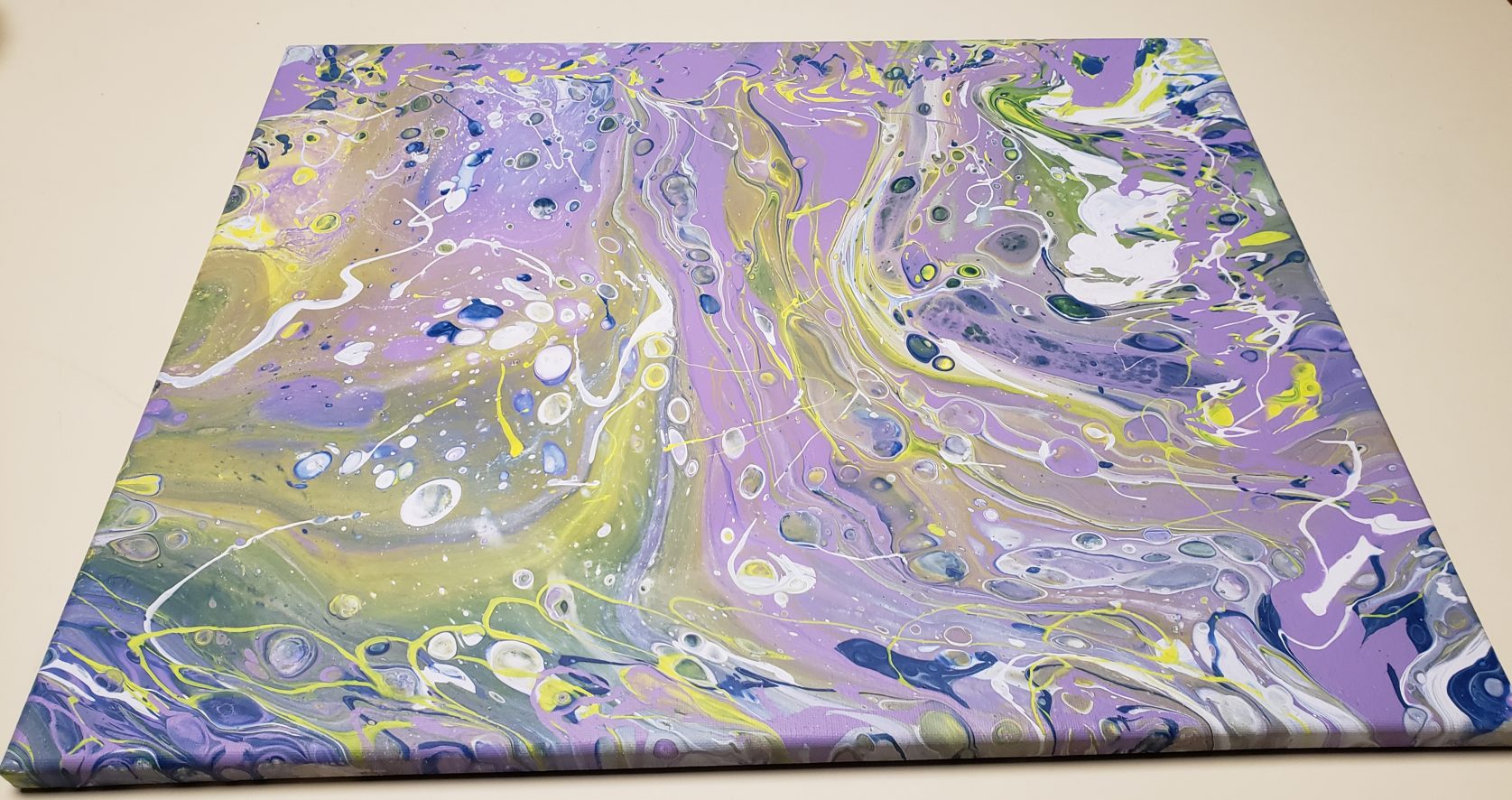 First Attempt at Acrylic Pour